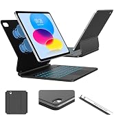 Magic Keyboard Case for iPad A16 11" 11th Gen(2025)/10th Gen 10.9"(2022) | Multi-Touch Trackpad,7...