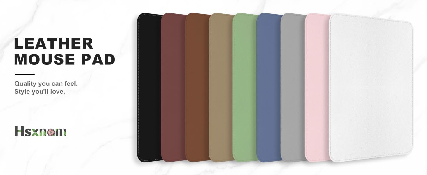 leather mouse pad