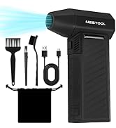 Compressed Air Duster-135000RPM, Mini Air Blower with Brushless Motor 3-Gear Adjustable, Air Dust...