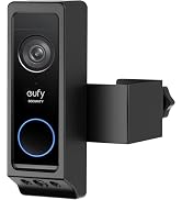 Anti-Theft Video Doorbell Mount for Eufy Doorbell E340 Only, No-Drill Door Mounting Holder Bracke...