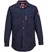 Portwest FR89 Lightweight Bizflame 88/12 FR Shirt Navy, XX-Large