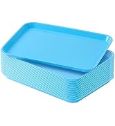 JMU 20Pcs Dental Plastic Trays Bulk Autoclavable Instrument Trays, Procedure Tray Flat Tray,13.25...