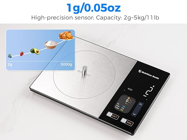 BakFee Nutrition Scale