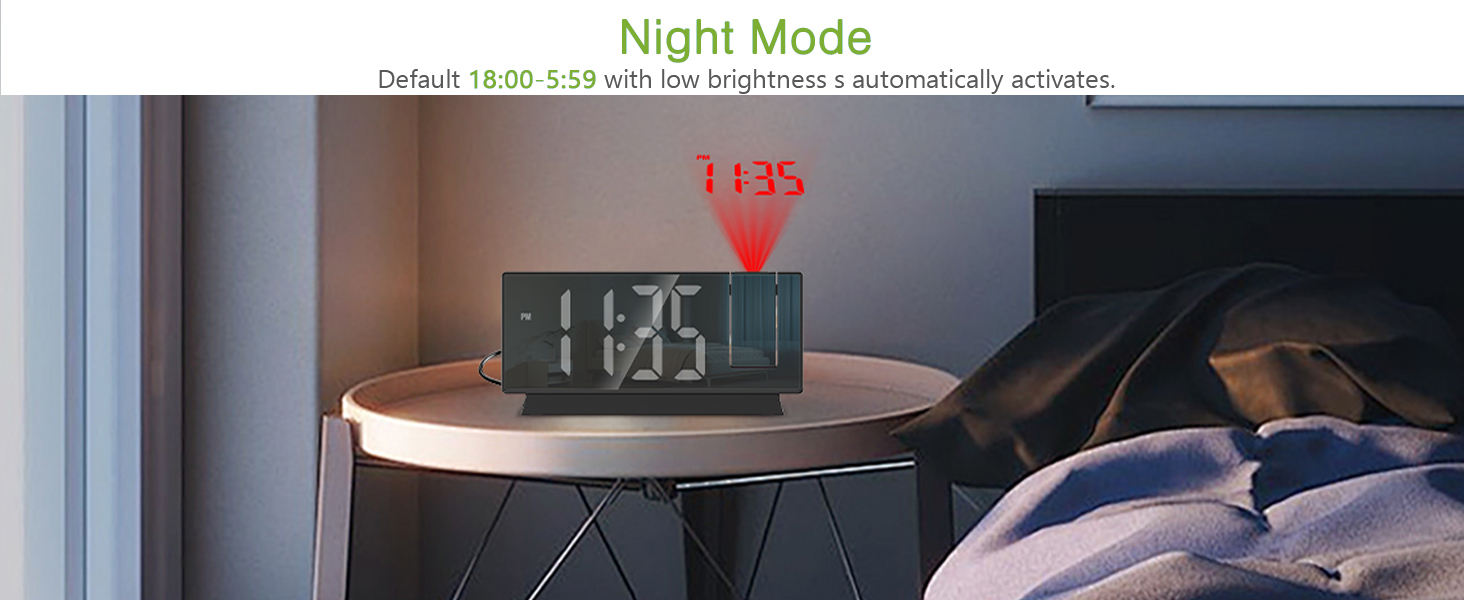 Projection Alarm Clock