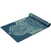 Gaiam Yoga Mat - Premium 6mm Print Reversible Extra Thick Non Slip Exercise & Fitness Mat for All...