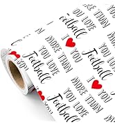 WRAPAHOLIC Funny Valentines Day Wrapping Paper Roll - Mini Roll - 17 Inch x 16.5 Feet - I Love Yo...