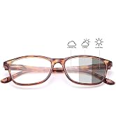 YIMI Photochromic Nearsighted Distance Glasses Spring Hinge Anit UV For Men Women Negative Power ...
