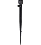Raindrip 156005B Adjustable Flow Bubbler, Full-Circle Pattern, 8 Stream, with 1/4 in. Barbed Inle...