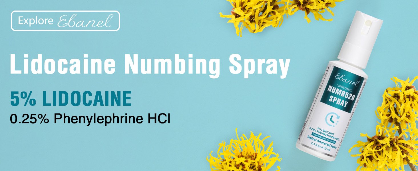 N520 numbing spray lidocaine phenylephrine