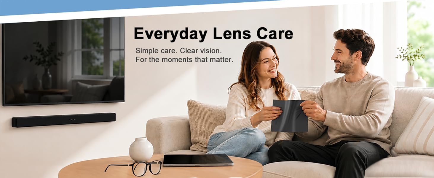 Glasses wipes