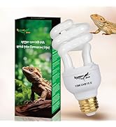UVB Bulb for Reptiles, 10.0 13W UVB Light for Reptiles, Hygger zoo UVA UVB Reptile Light Bulb Rep...