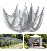 ANPHSIN 40x10ft Ultra fine Mosquito Net for Patio - Mesh Netting Screen for Outdoor Garden Porch ...