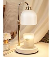 Candle Warmer Lamp with Timer Dimmable, Birthday Valentines Day Gifts for Women Mom, Modern Candl...
