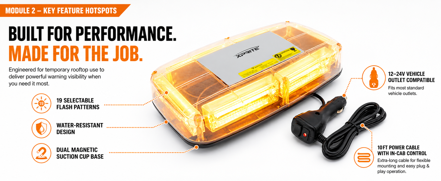 plow truck snow plow mail carrier postal route service vehicle amber led light