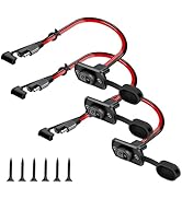 Linkstyle 3PCS SAE Quick Connector Harness, 1FT 12AWG SAE Adapter Male Plug to Female Socket Cabl...