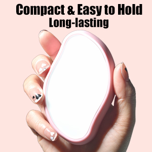 CRYSTAL GLASS HAIR REMOVER(Pink)