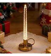 L LOHAS LED Flameless Candles, 3 Level Brightness Adjustable, 1000mAh Rechargeable Battery Operat...
