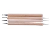 Labriciyon 4 Pcs Embossing Stylus Set with Different Size Double End Tracing Dotting Tool Stylus ...