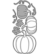 Pumpkin Metal Die Cuts Pumpkin Heads Party Cutting Dies Halloween Embossing Stencils for DIY Scra...