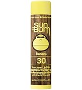 Sun Bum SPF 30 Sunscreen Banana Lip Balm - Moisturizing Aloe Vera and Vitamin E - Vegan and Cruel...