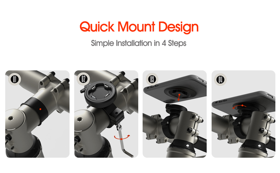 Handlebar Bike Phone Mount