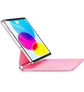 GGQFGTOJ Keyboard Case for iPad 11th (A16) & 10th Generation,Magic-Style Backlit Keyboard with Mu...