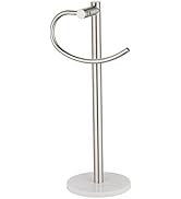 AGKXHDEC Modern Hand Towel Holder Stand, Freestanding Design with Marble Base,Good Decorating and...