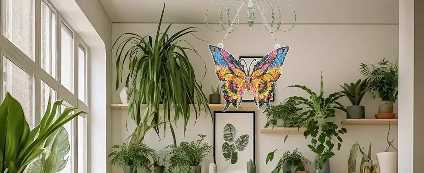 hanging diamond art