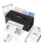 Rongta Bluetooth Thermal Shipping Label Printer: 4x6 Wireless Label Maker for Small Business - Co...