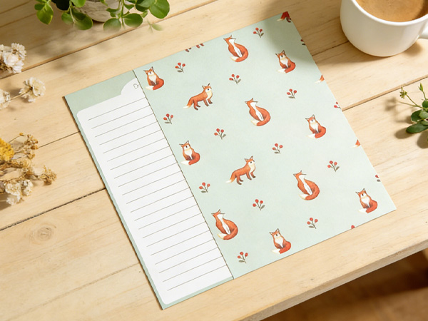 girls letter writing stationery set