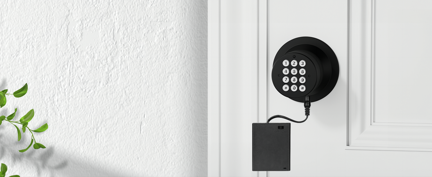 Door Knob with Keypad