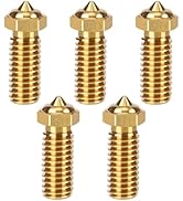CCTREE 5PCS Brass Nozzle for QIDI 3D Printer, 0.2MM 0.4MM 0.6MM 0.8MM 1.0MM 3D Printer Parts High...
