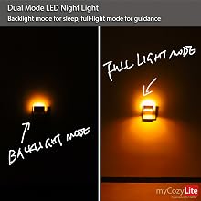 Adjustable Brightness LED Night Lights Plug into Wall for Bathroom