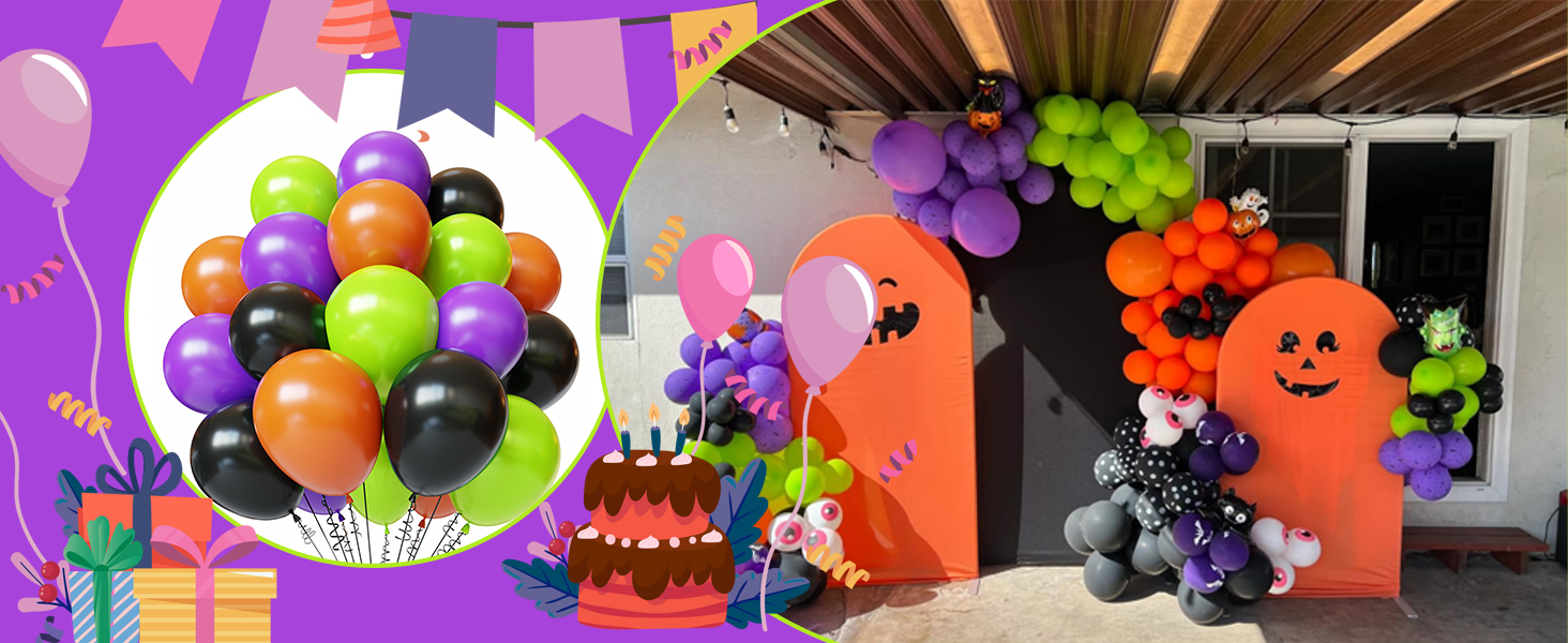 Halloween balloons