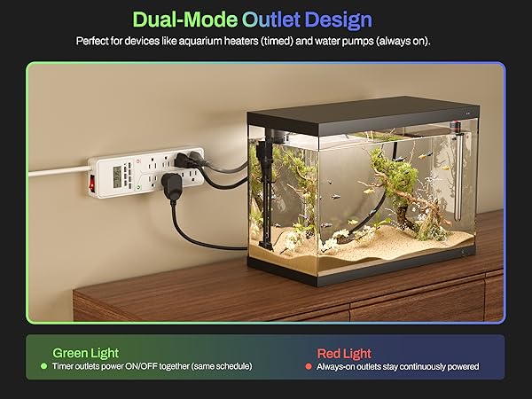 bn-link 8 outlet surge protector with mechanical timer