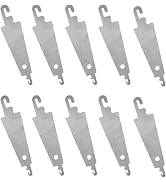 10Pcs Silver Stainless Steel Needle Threader, Embroidery Cross Stitch Needle Threading Tools DIY ...