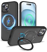 TaeliorTech 2024 Upgraded 360° Rotatable Magnetic Ring Stand for iPhone 15 Case 6.1'',Compatible ...