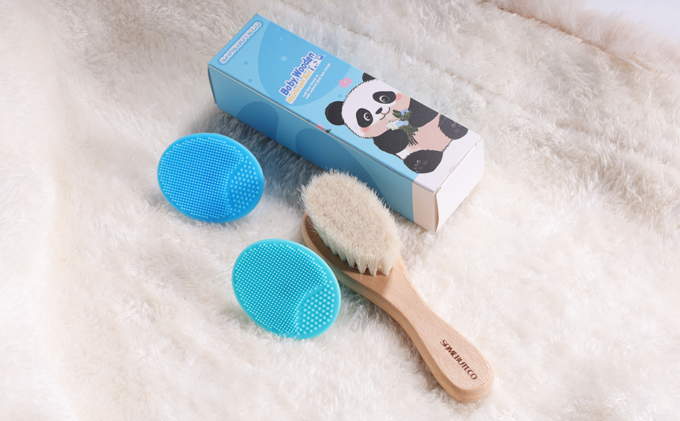 gift baby hair brush set