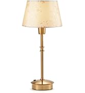 UMEXUS Cordless Table Lamp with Dimmer, Built-in 5200mAh Rechargeable Battery, Small Patio Table ...