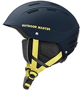 OutdoorMaster Kelvin II Ski Helmet - Snow Sport Helmet Snowboard Helmet for Men Women & Youth