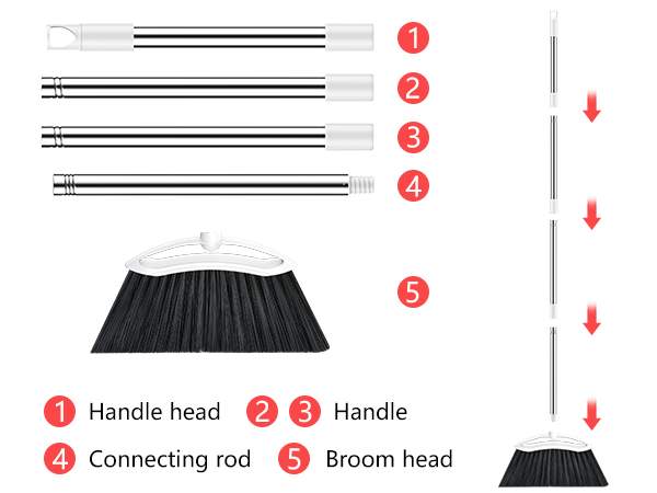 Heavy Duty Broom for Home Office