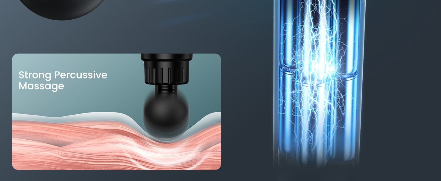 massage gun deep tissue pain relief muscle massager gun