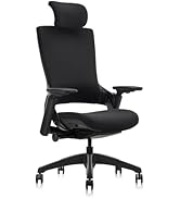 CLATINA Ergonomic High Swivel Executive Chair with Adjustable Height Head 3D Arm Rest Lumbar Supp...