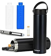 Insulin Cooler Travel Case, Diabetes Care Travel Medicine Organizer, 60H 3 Pens Medication Cooler...