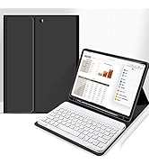Aoub Case for iPad 9th/8th/7th Generation 10.2 inch, Stand Folio Detachable Wireless Bluetooth Ke...