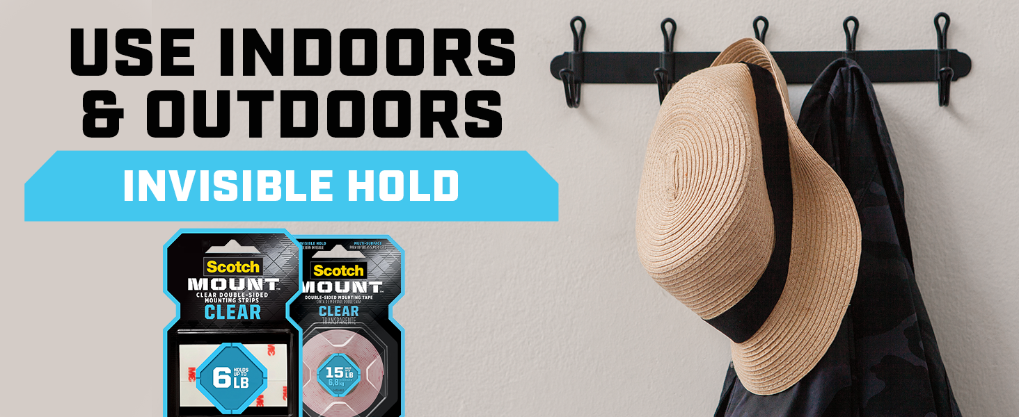 Use Indoors and Outdoors Invisible Hold