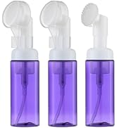 Owlyee 2oz Foam Bottle (3PCS) with Brush, Empty Foaming Pump Dispenser for Hand Soap, Lash Cleans...