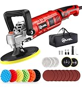 SILVEL Buffer Polisher, 1600W 7 Inch/6 Inch Polisher for Car Detailing, Wax Machine, 7 Variable S...
