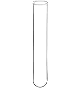 StonyLab Borosilicate Glass Round Bottom Test Tubes, 30mm OD X 165mm Length (Pack of 15)