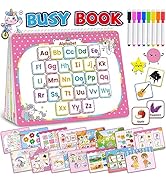 Benresive Montessori Busy Book for Toddlers 2-4, Preschool Toddler Learning Activities Crafts, St...